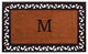 Rembrandt Monogram Doormat 22"x36", Letter M