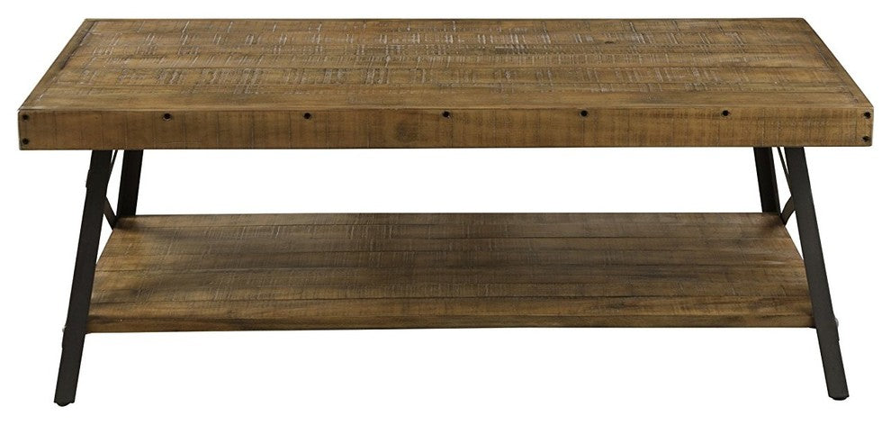 Eye Catching Wooden Cocktail Table