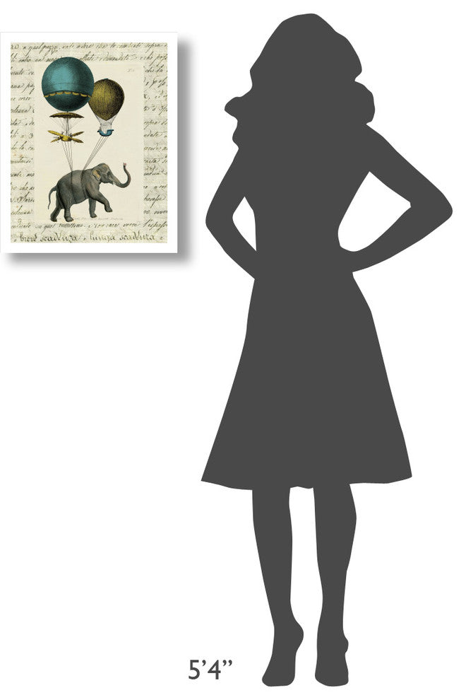 "Elephant Ride I v" Digital Paper Print by Sue Schlabach, 18"x22"