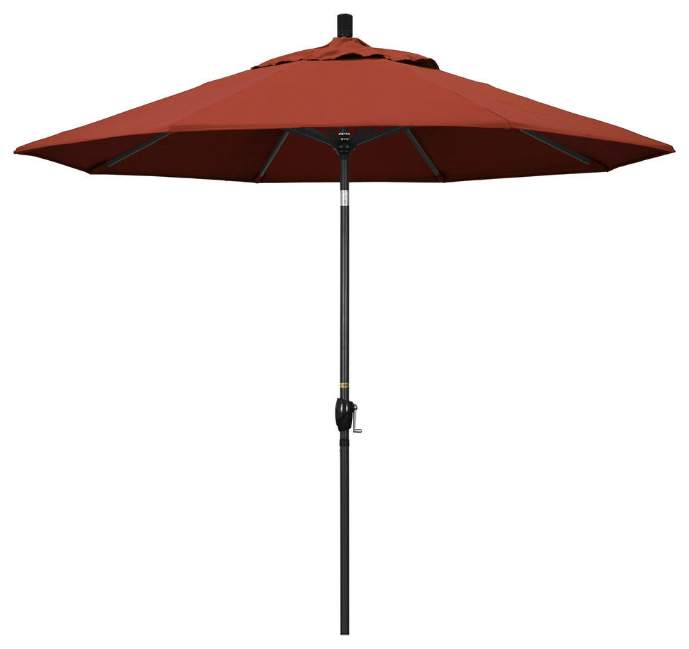 9' Aluminum Umbrella Push Tilt, Terracotta