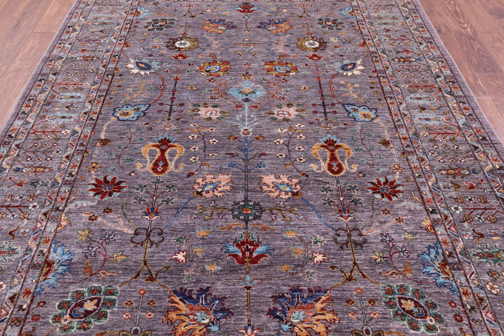 6' 9" X 9' 9" Handmade Persian Tabriz Wool Rug Q9822