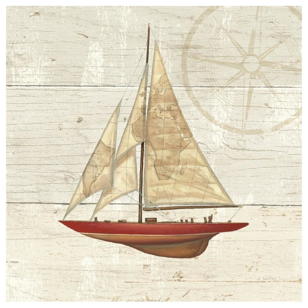 "Nautique II" Digital Paper Print by James Wiens, 42"x42"