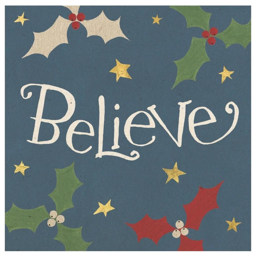 "Vintage St.Nick VIII" Digital Paper Print by Anne Tavoletti, 20"x20"