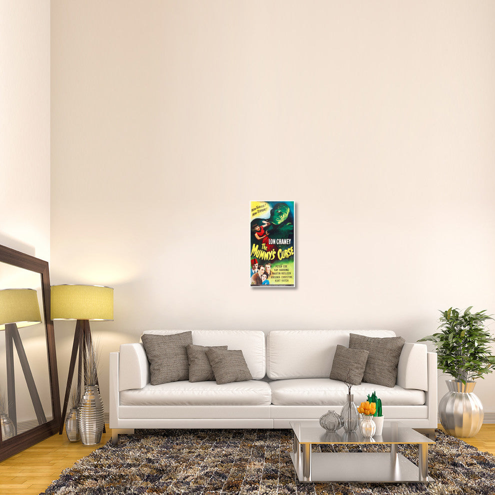 "Mummy's Curse" Stretched Canvas Giclee by Hollywood Photo Archive, 16x30"