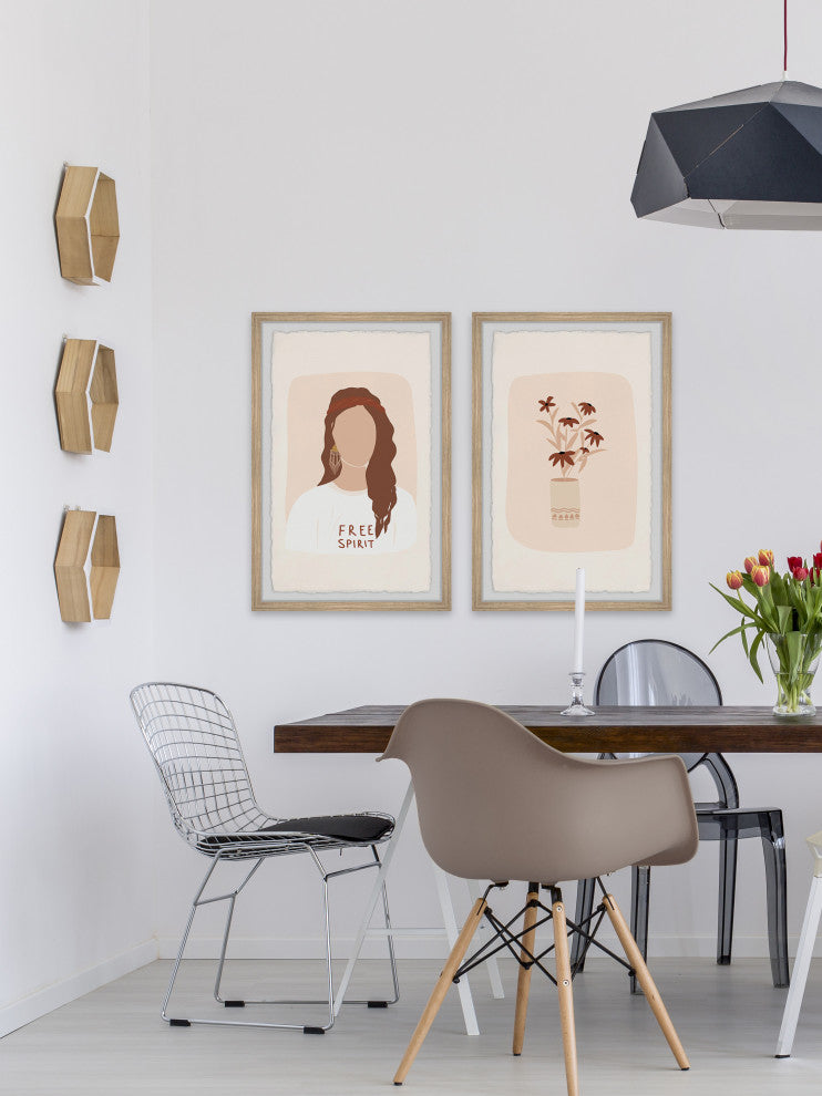 Free Spirit Diptych, 2-Piece Set, 8x12 Panels