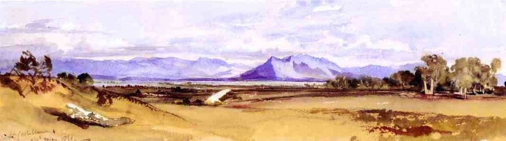 Edward Lear Civita Castellana, Gallery Wrapped Canvas Print, 15"x30"