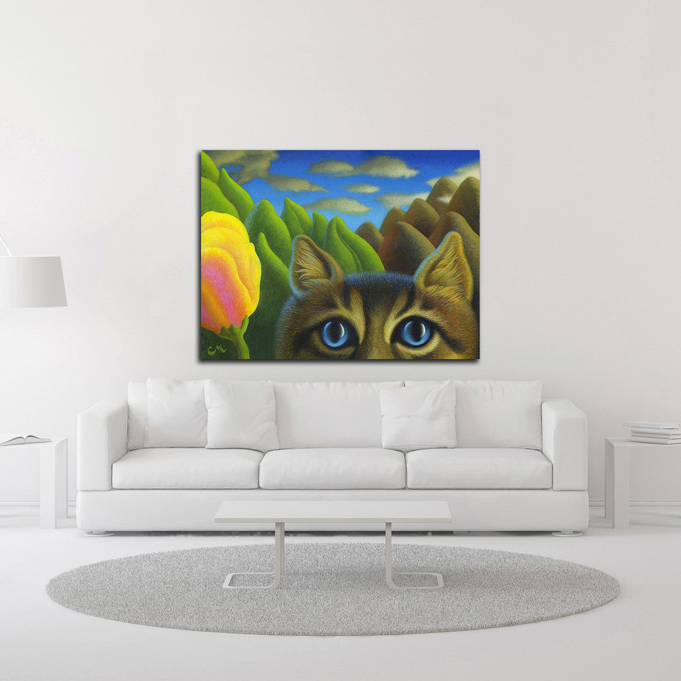 Watching by Chris Miles, Print on Canvas, 40"x30"