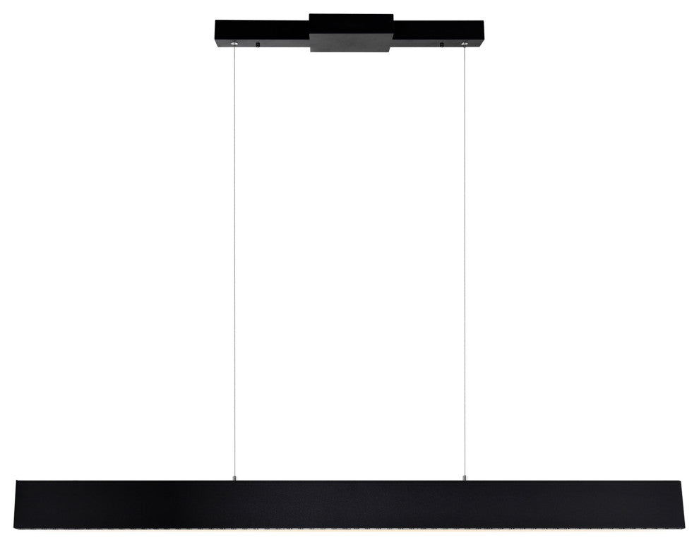 Bellagio 45 in LED Integrated Black Chandelier