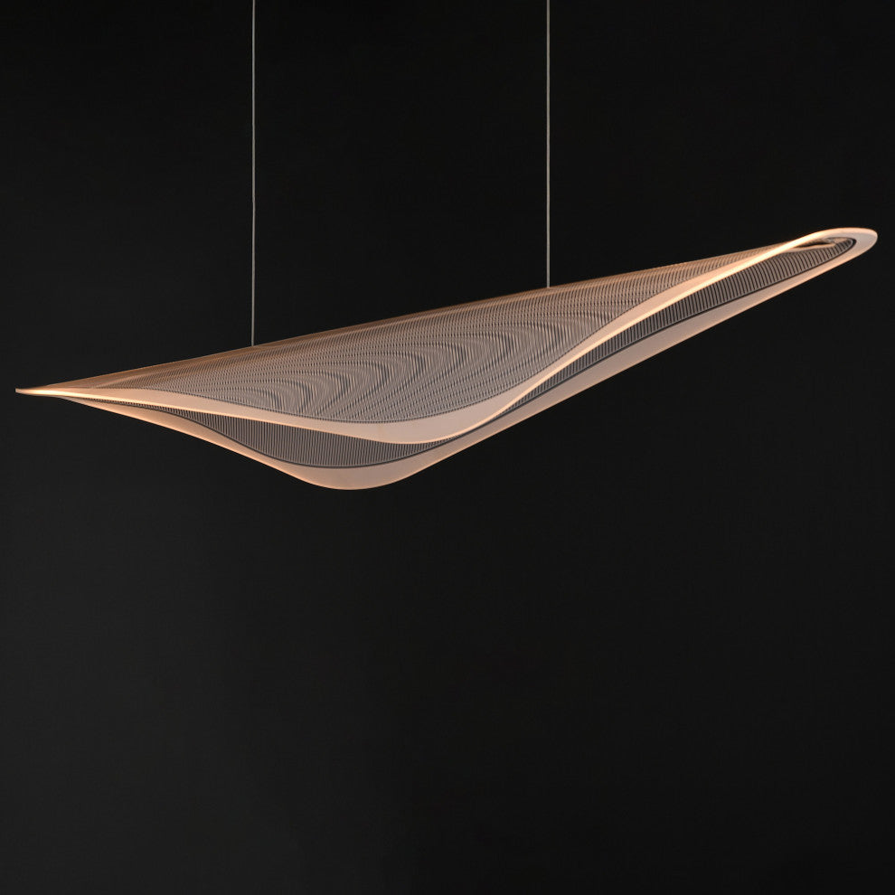 ET2 E24718-144 Manta 71"W Suspension Linear Pendant - Polished Chrome