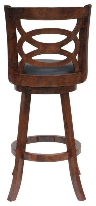 24" Seina Counter Stool, Walnut