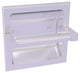 Montero Recessed Toilet Paper Holder, Satin Chrome