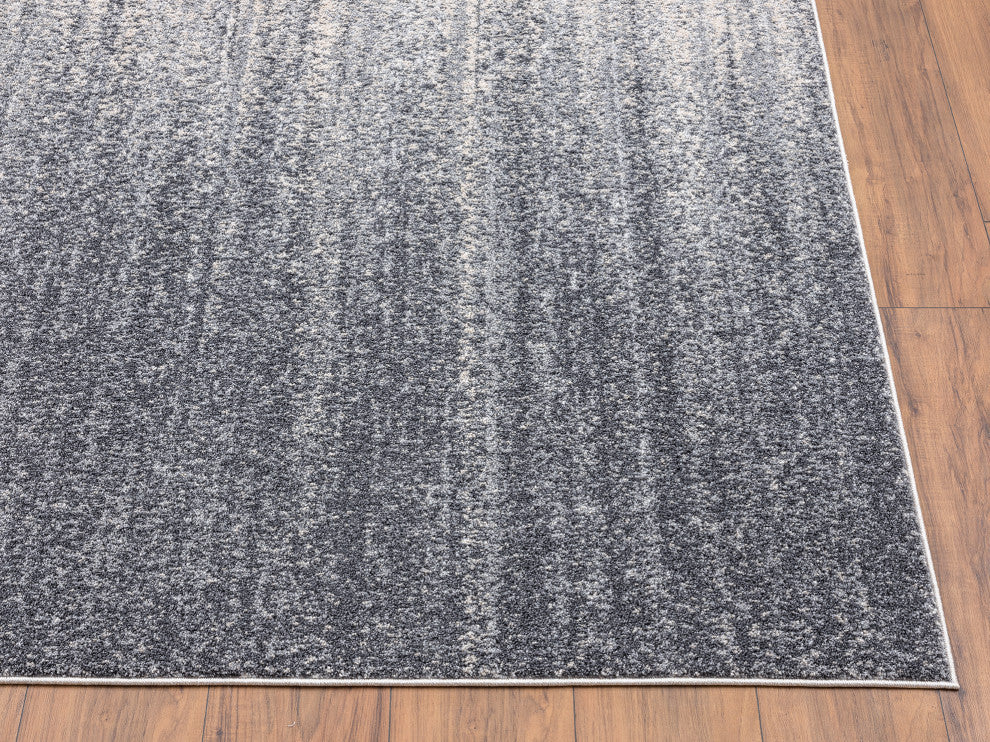 Abani Quartz QRZ120A Grey Beige Ombre Abstract Contemporary Area Rug
