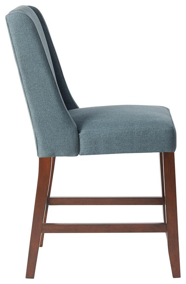 Madison Park Brody Dining Chairs Counter Stools, Blue, Counter Stool