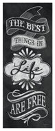 "The Best Things in Life" Digital Paper Print by Mary Urban, 26"x62"
