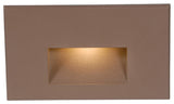 WAC Lighting LEDme Horrizontal Outdoor Step and Wall Light 120V, Bronze