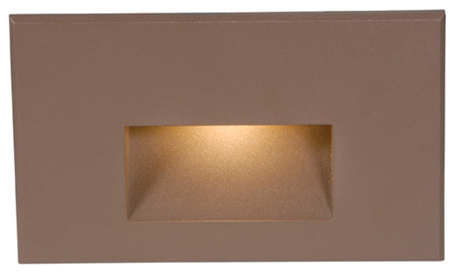 WAC Lighting LEDme Horrizontal Outdoor Step and Wall Light 120V, Bronze