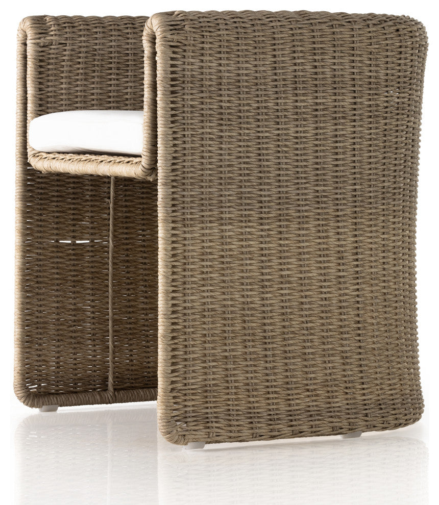 Tucson Outdoor Dining Armchair-White