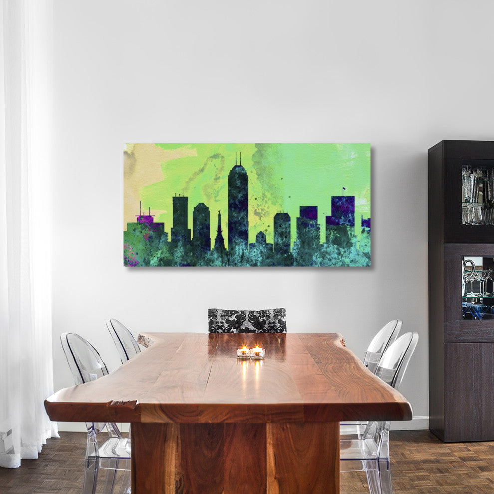 "Indianapolis City Skyline" Fine Art Print