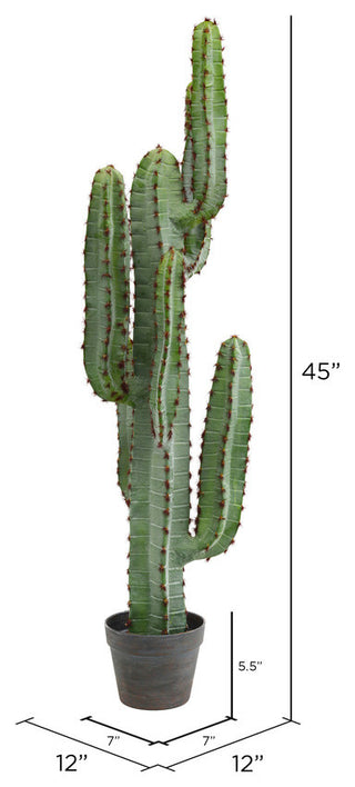 Technical diagram showing dimensions (height 45"" with measurement lines); black-and-white infographic style.