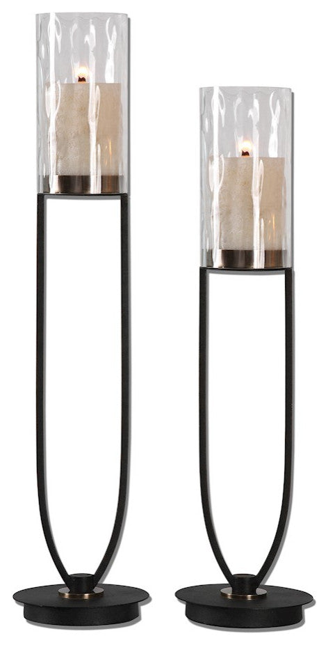 Uttermost Durga Iron Work Candleholders Set of 2, 18835