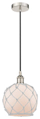 Innovations 616-1P-PN-G121-8RW-LED 1-Light Mini Pendant, Polished Nickel