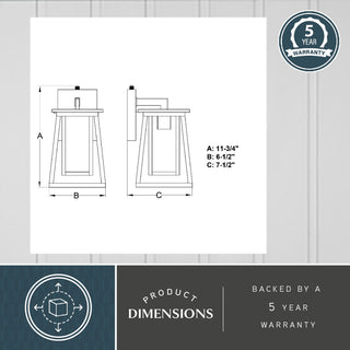 Blackwell 6.5" Outdoor Wall Light Matte Black