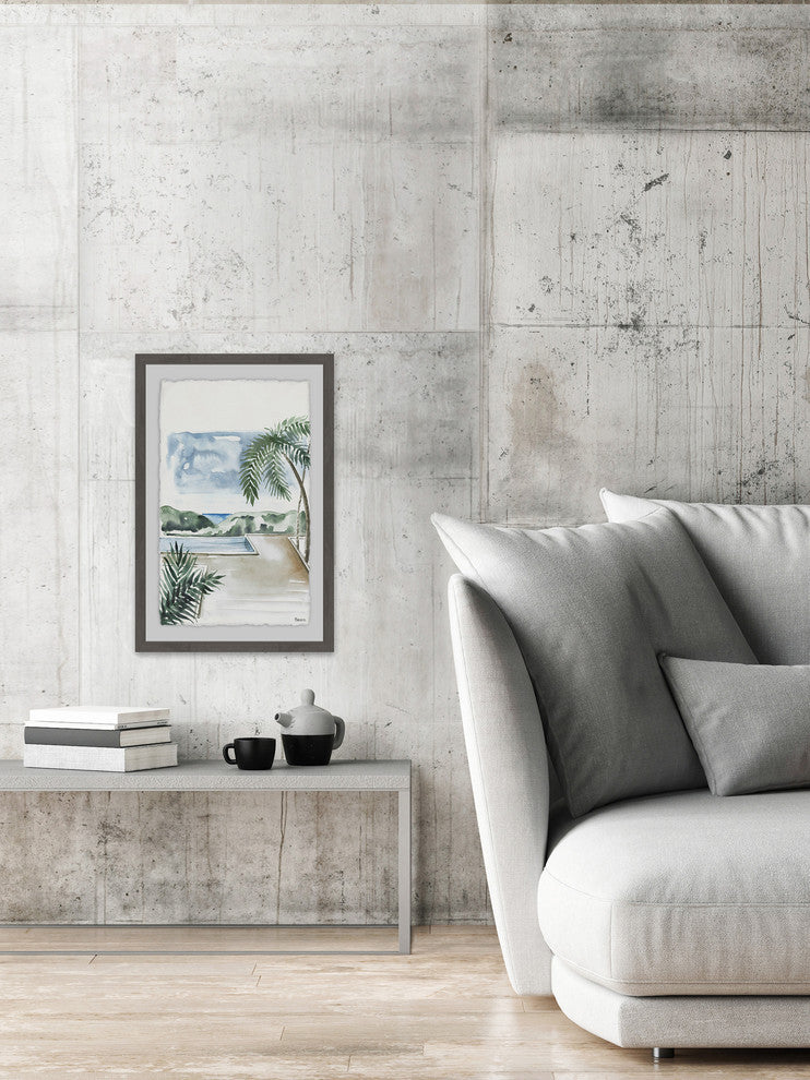 "The Ultimate View" Framed Painting Print, 12"x18"