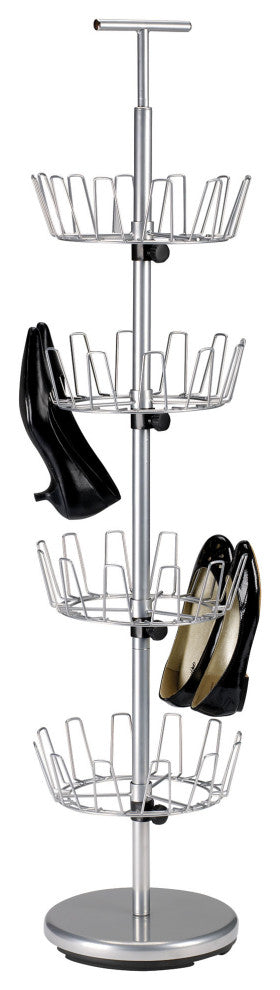 4-Tier Revolving Shoe Tree