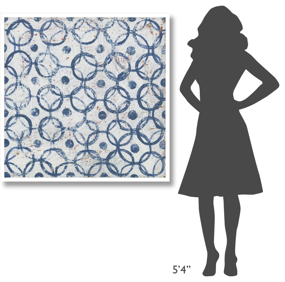 "Maki Tile XII" Digital Paper Print by Kathrine Lovell, 42"x42"