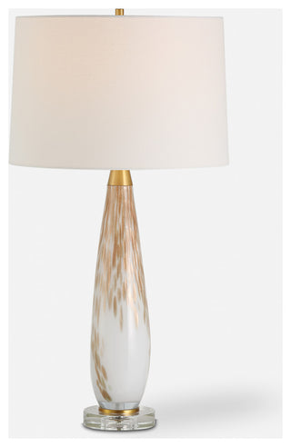 Lyra White & Gold Table Lamp