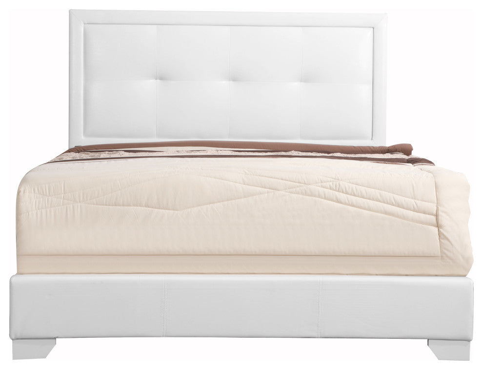 Bed, White, Full, King