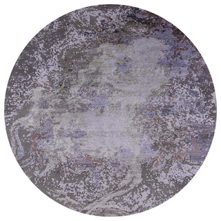 Ahgly Company Indoor Round Mid-Century Modern Area Rugs, 5' Round