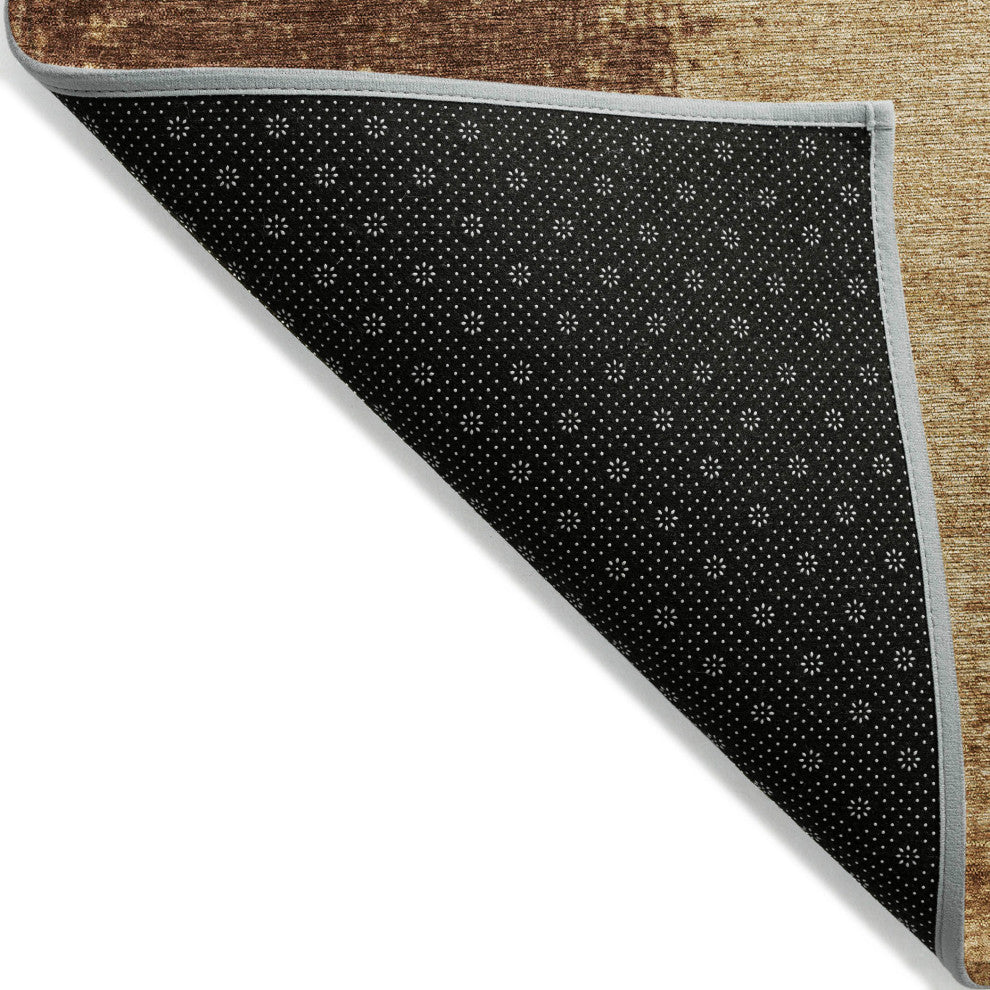 Machine Washable Indoor/Outdoor Chantille ACN1913 Mocha 10' x 14' Rug