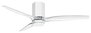 Hinkley Lighting 905852-LDD Facet 52" 3 Blade Indoor / Outdoor - Flat White /