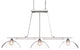 Billiard/Island, 13.75" Clear Bubble Glass