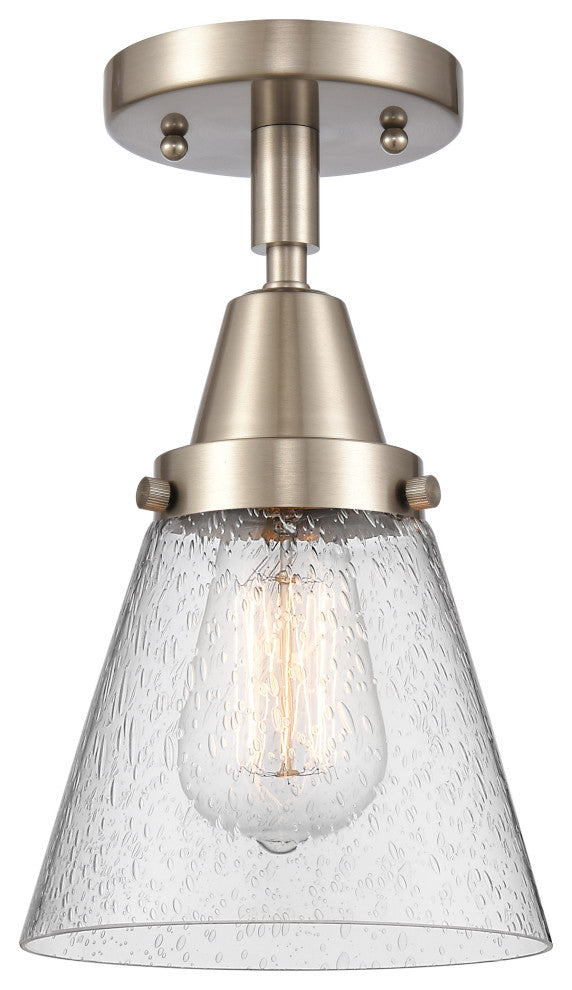 INNOVATIONS LIGHTING 447-1C-SN-G64 Small Cone Flush Mount