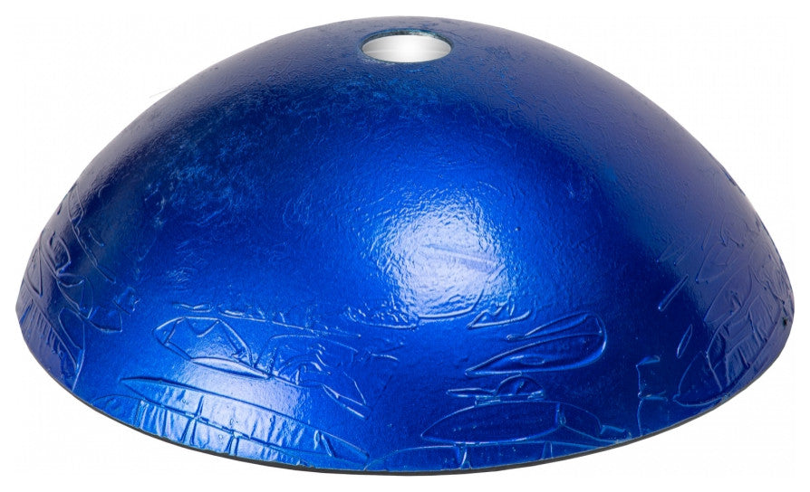 Eden Bath EB_GS63 Vibrant Blue Foil Glass Vessel Sink