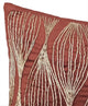 Rustic Red Decorative Euro shams 26"x26" Velvet Cushion Covers - Golden Sitar