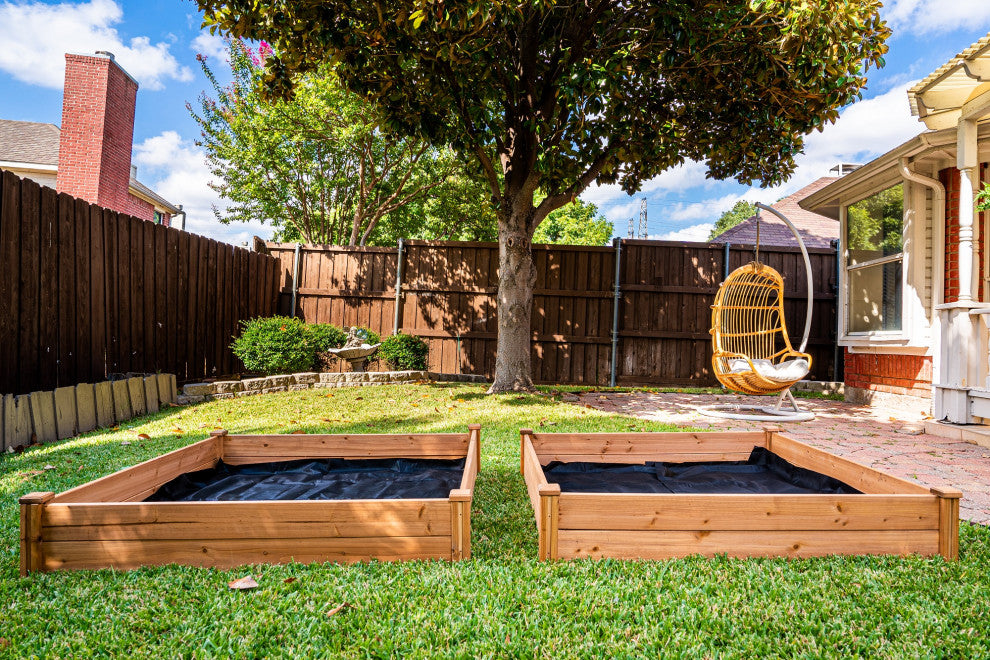 Timber Valley Dual Purpose 48"x48" Cedar Garden, Set of 2