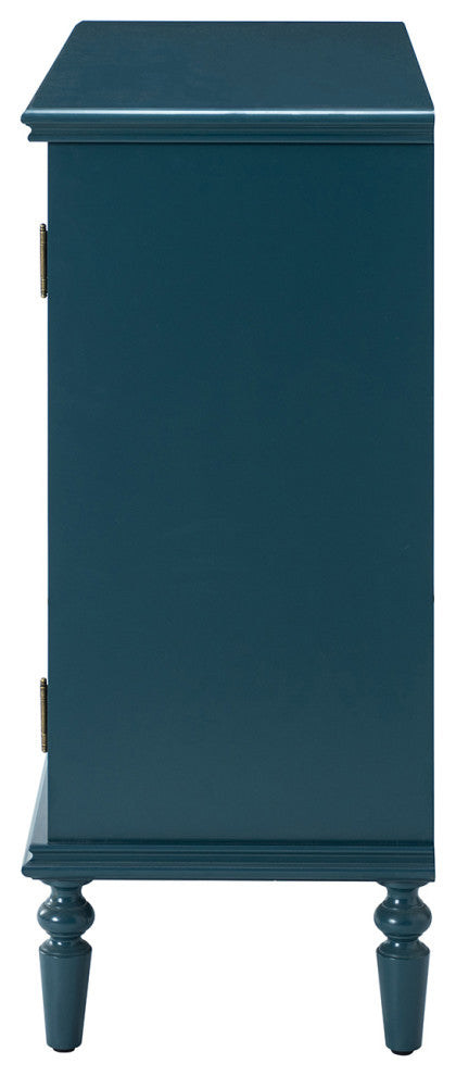 32" Tall 2-Door Accent Cabinet, Blue