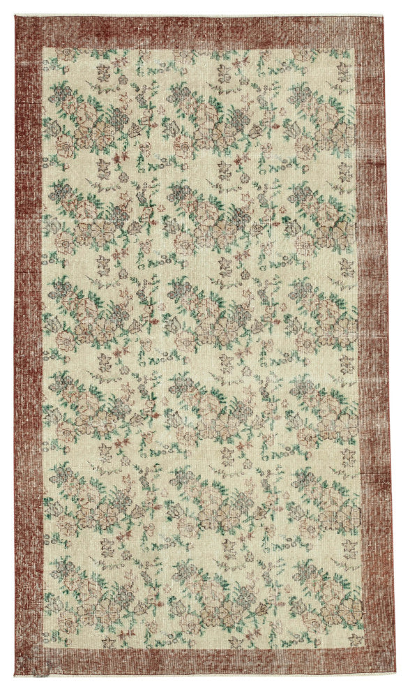 Rug N Carpet - Hand-knotted Turkish 4' 5" x 7' 9" Over-dyed Small Area Rug