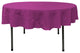 LA Linen Round Polyester Poplin, Magenta, 72" Round