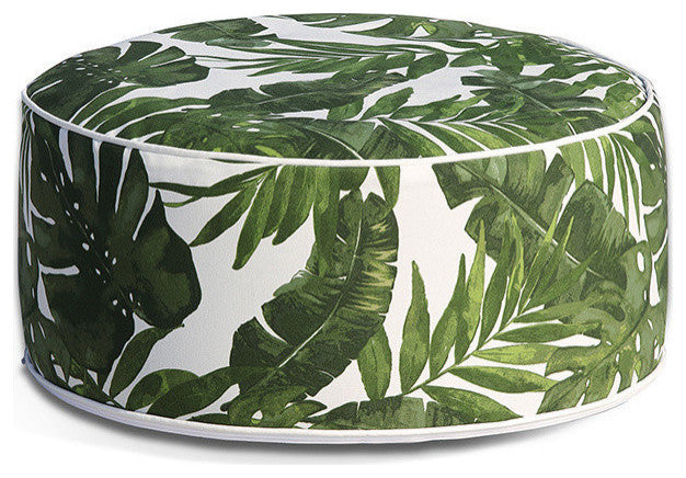 OVE Decors Marlowe Ottoman, Tropical Green
