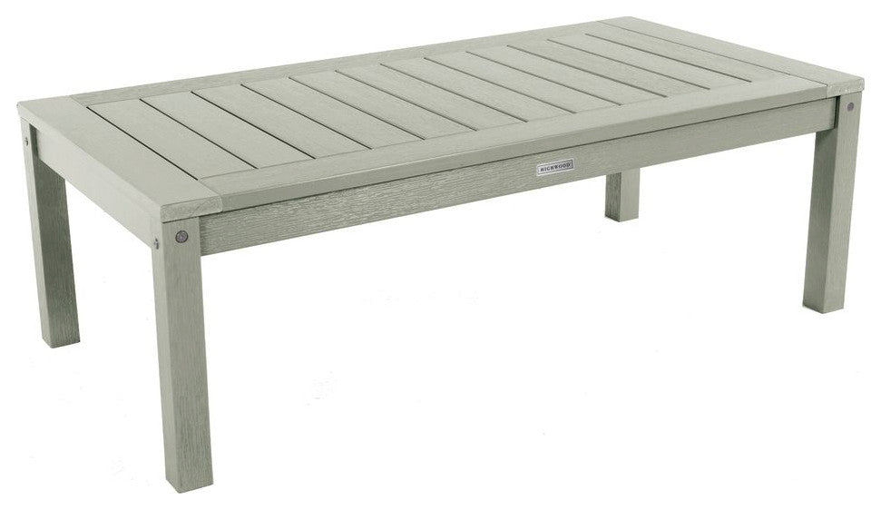 4' Lehigh Bench, Chairs, Conversation Table, 4-Piece Set, Eucalyptus