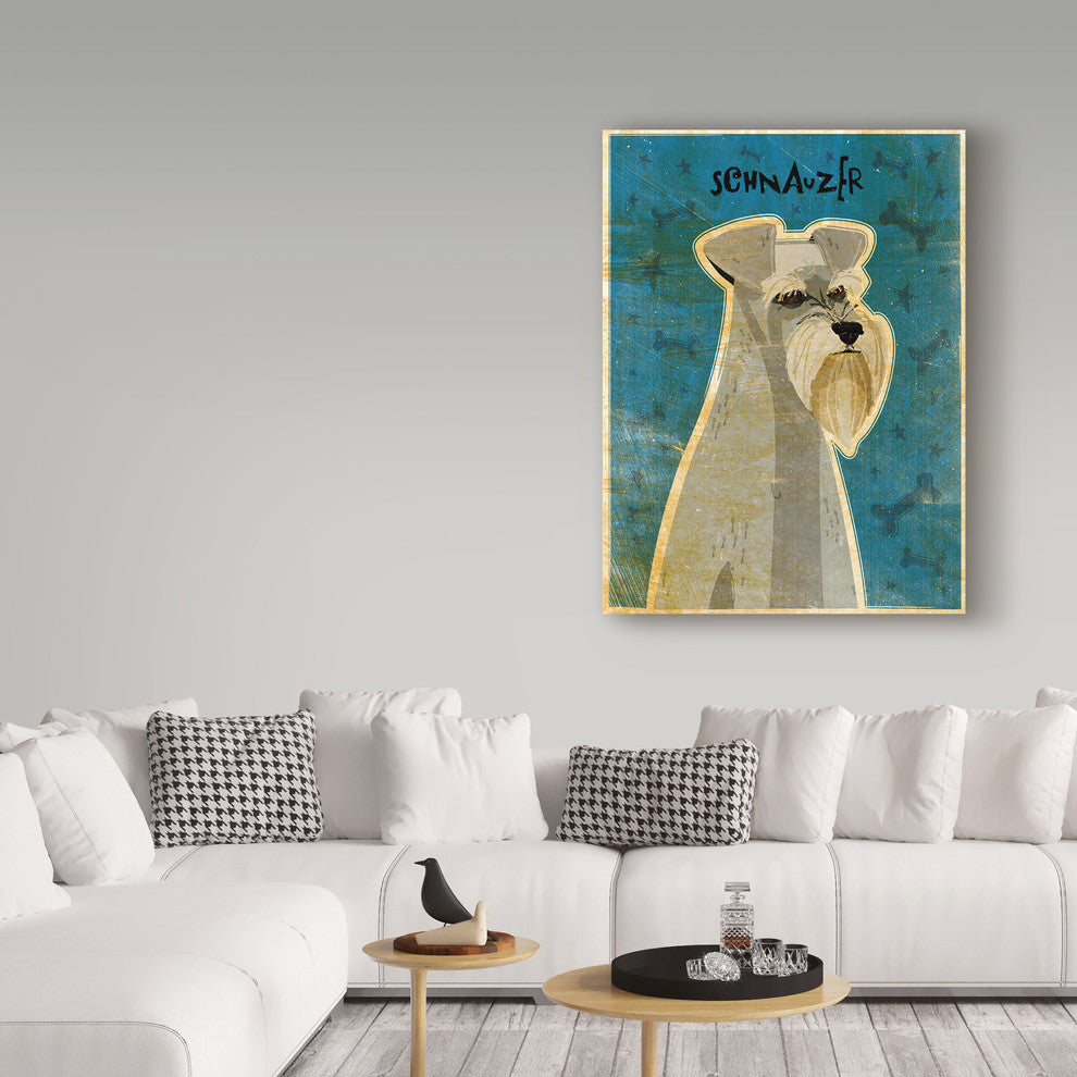 John W. Golden ''Schnauzer'' Canvas Art, 19"x14"