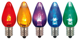 C7 Multi Transparent Led Bulb 25/Box