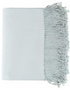 Surya Chantel Throw, Silver Gray