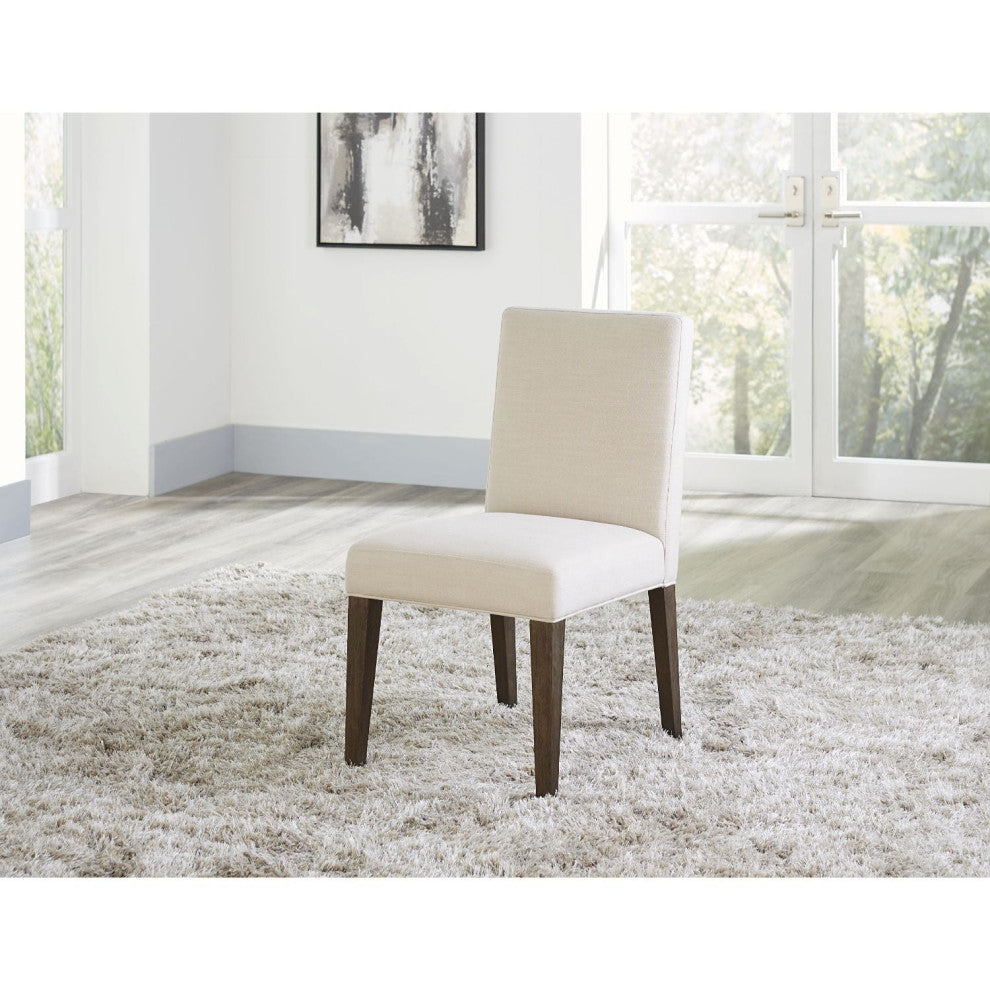 Modus Modesto Upholstered 2 Side Chair in French Roast