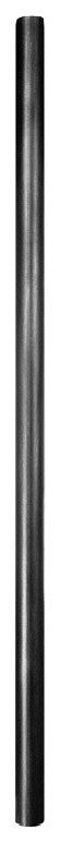 7' Smooth Aluminum Direct Burial Post with Photo Cell, Verde Green