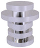 Designer Cabinet Knob, Polished Chrome